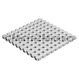 3D model of a perforated foil